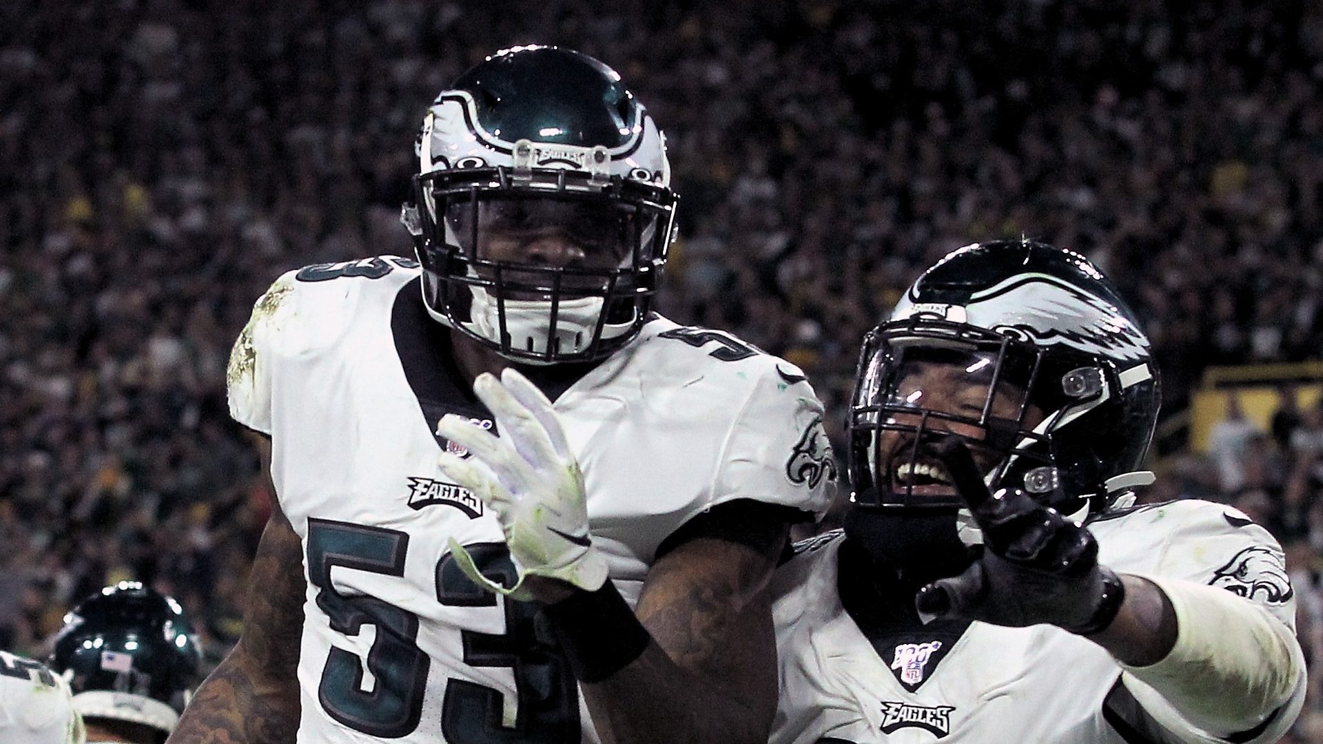 Pictures of Philadelphia Eagles' 34-27 victory over Green Bay