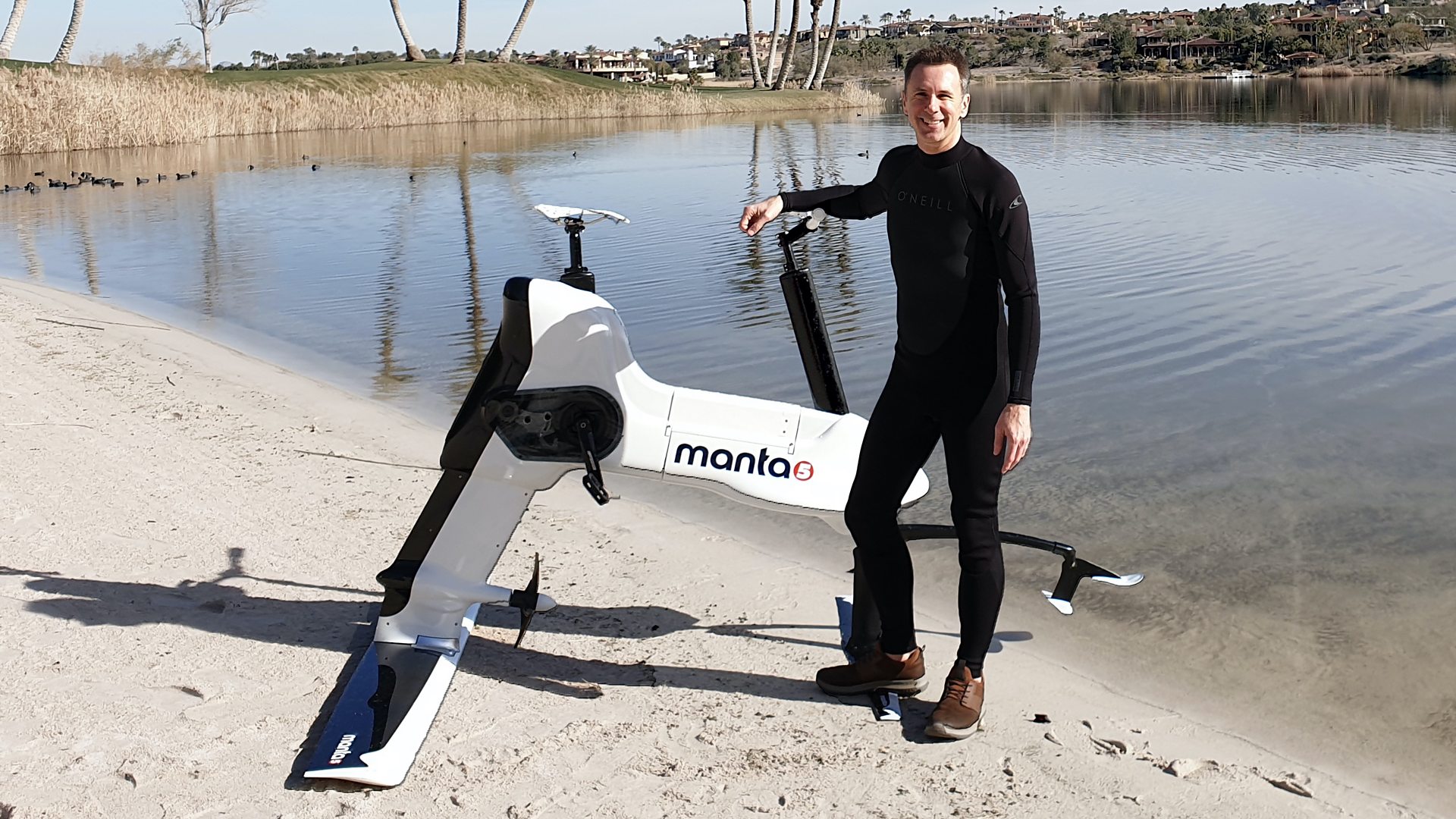 water bicycle hydrofoil