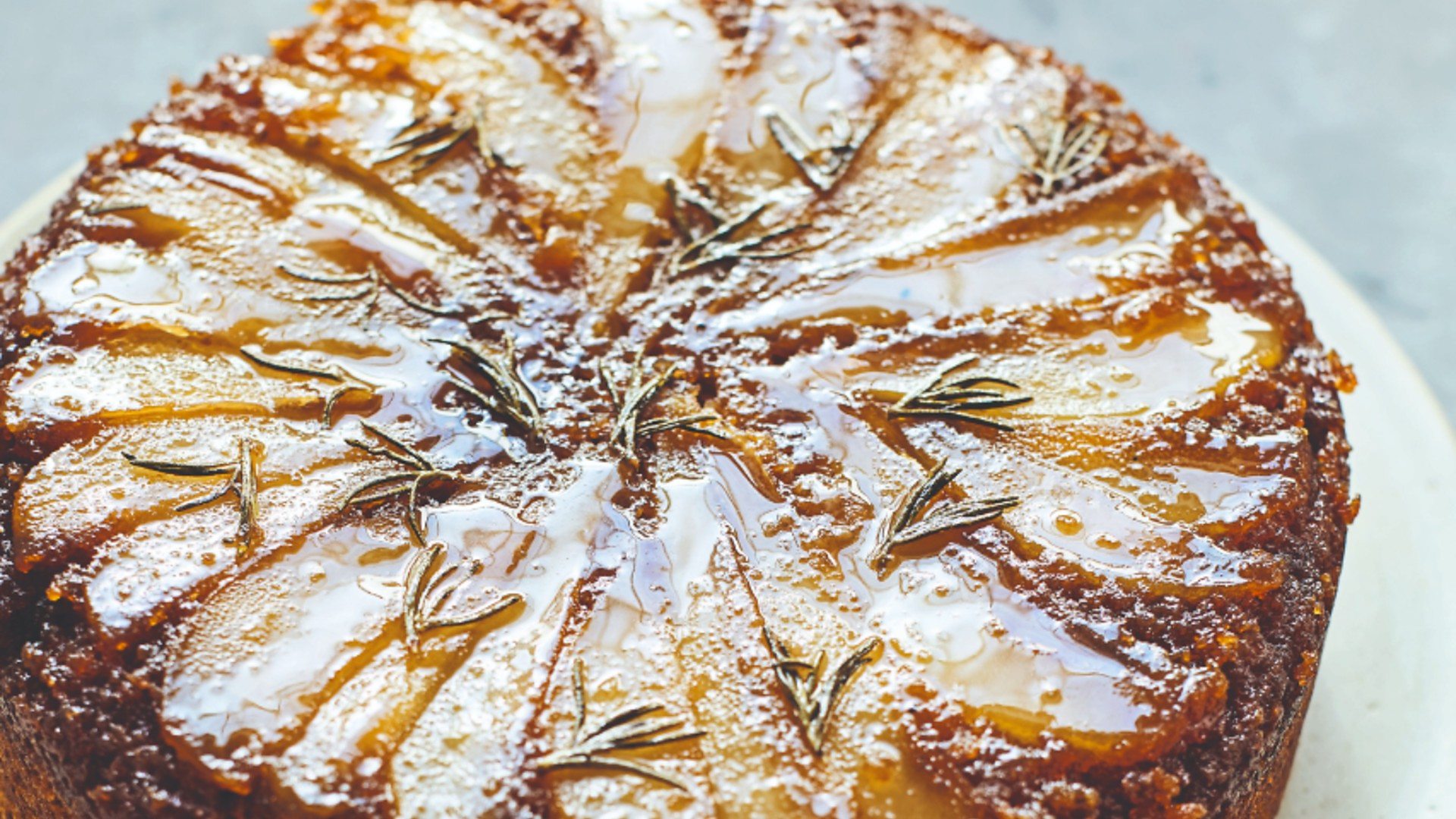 c Radio 4 Woman S Hour Pear And Rosemary Upside Down Cake