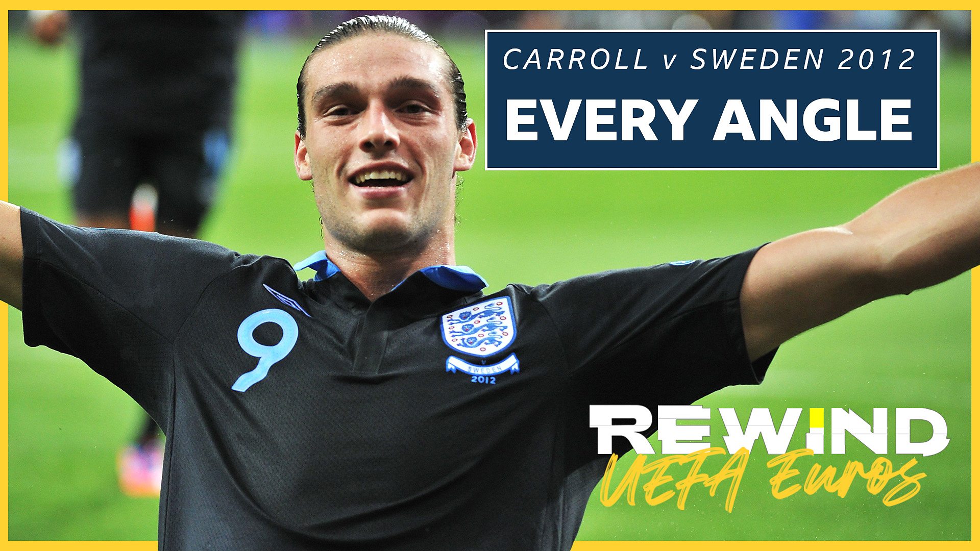 Archive - Euro 2012: Andy Carroll's towering header against Sweden from  every angle