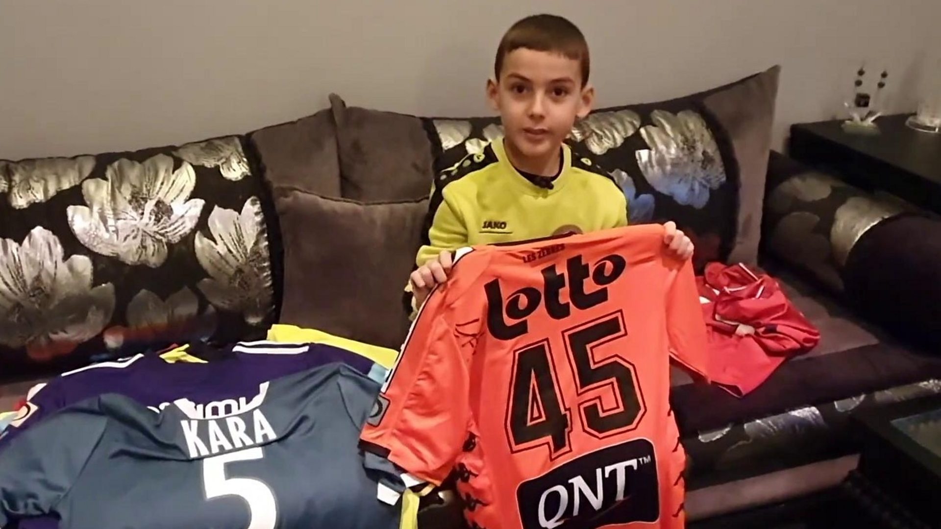 The 6-year-old with a big-name player fanbase BBC Sport