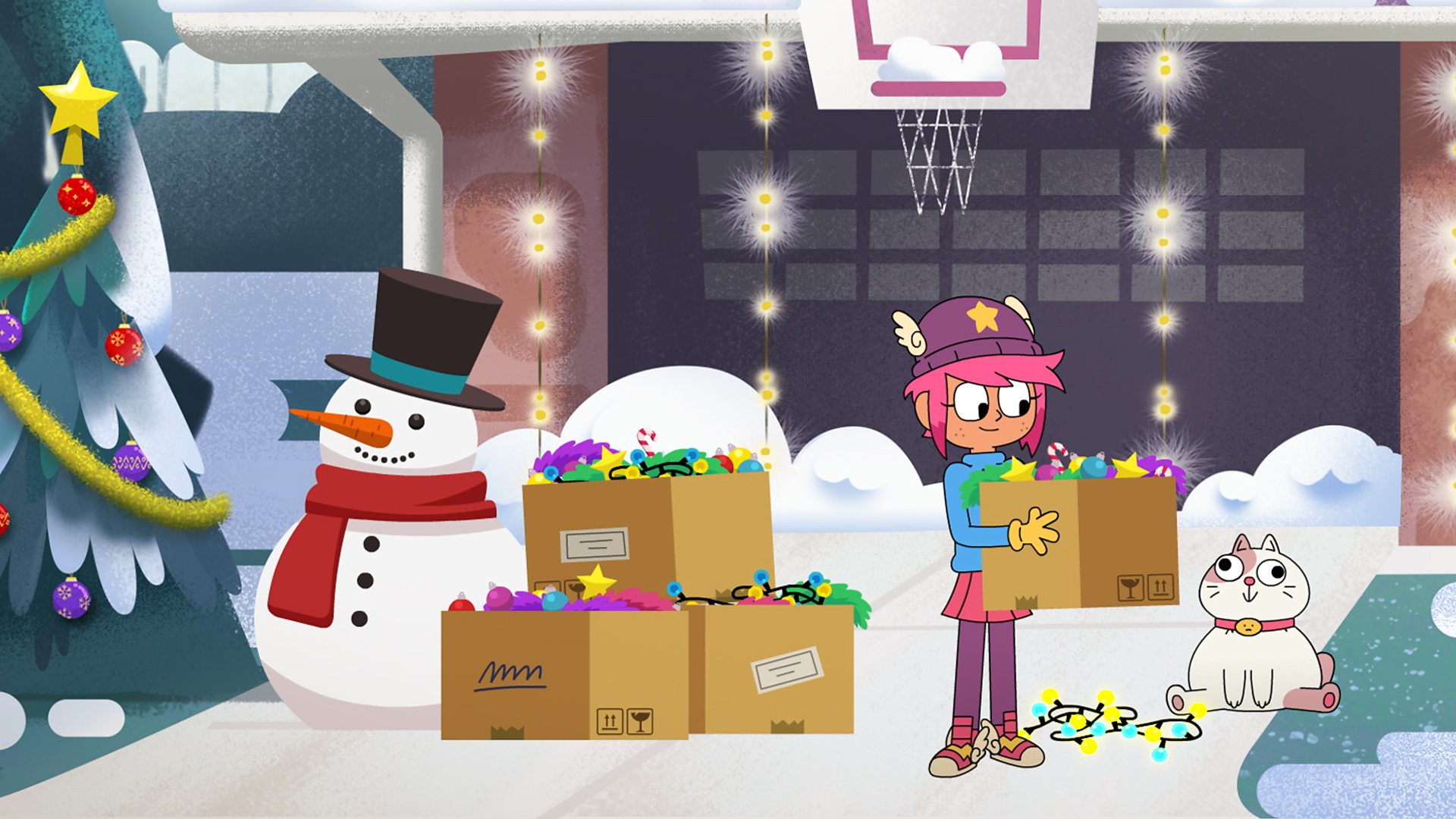 BBC iPlayer Boy Girl Dog Cat Mouse Cheese Series 1 52. Family On Ice