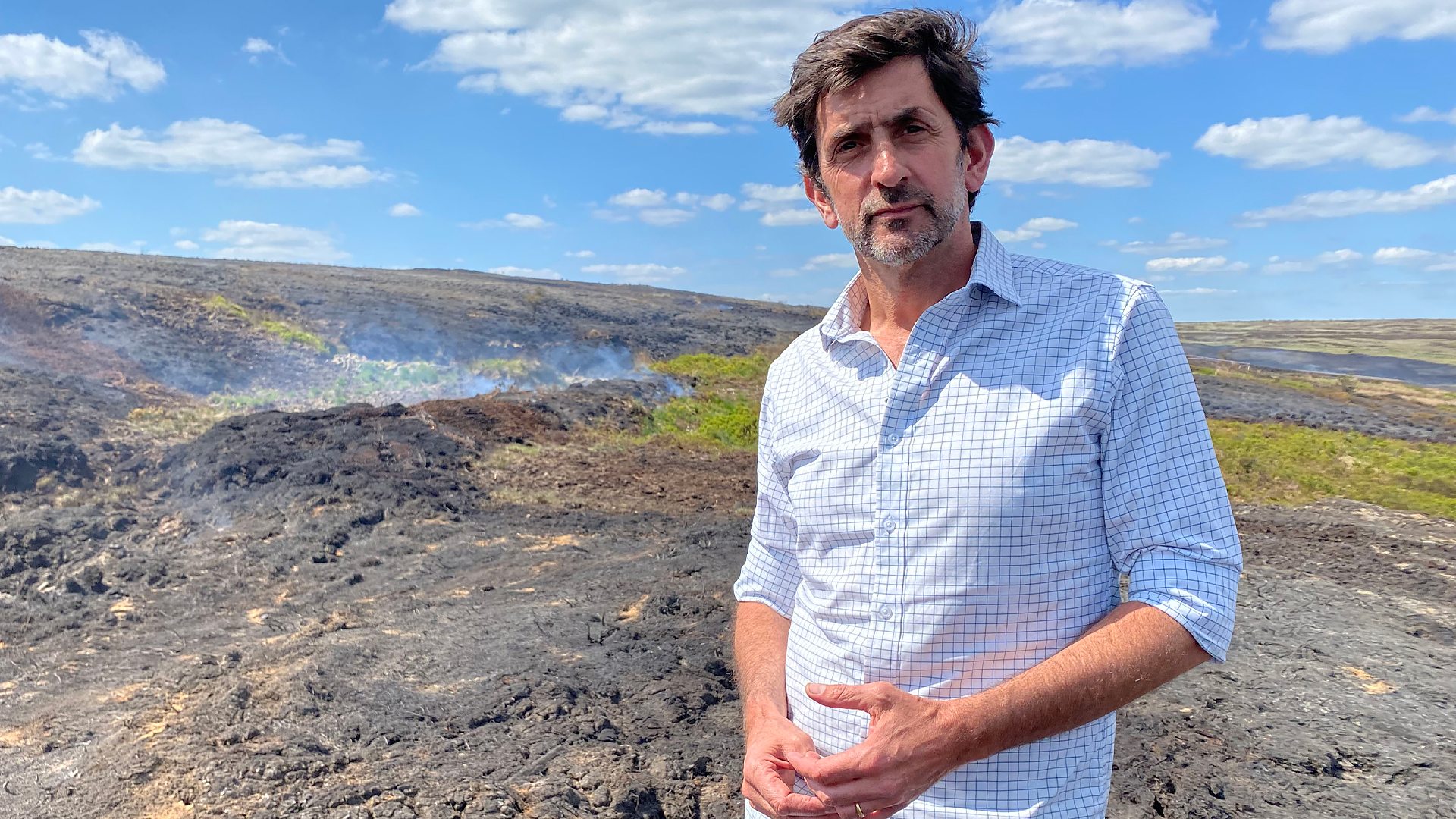 Photograph of BBC Climate Editor Justin Rowlatt