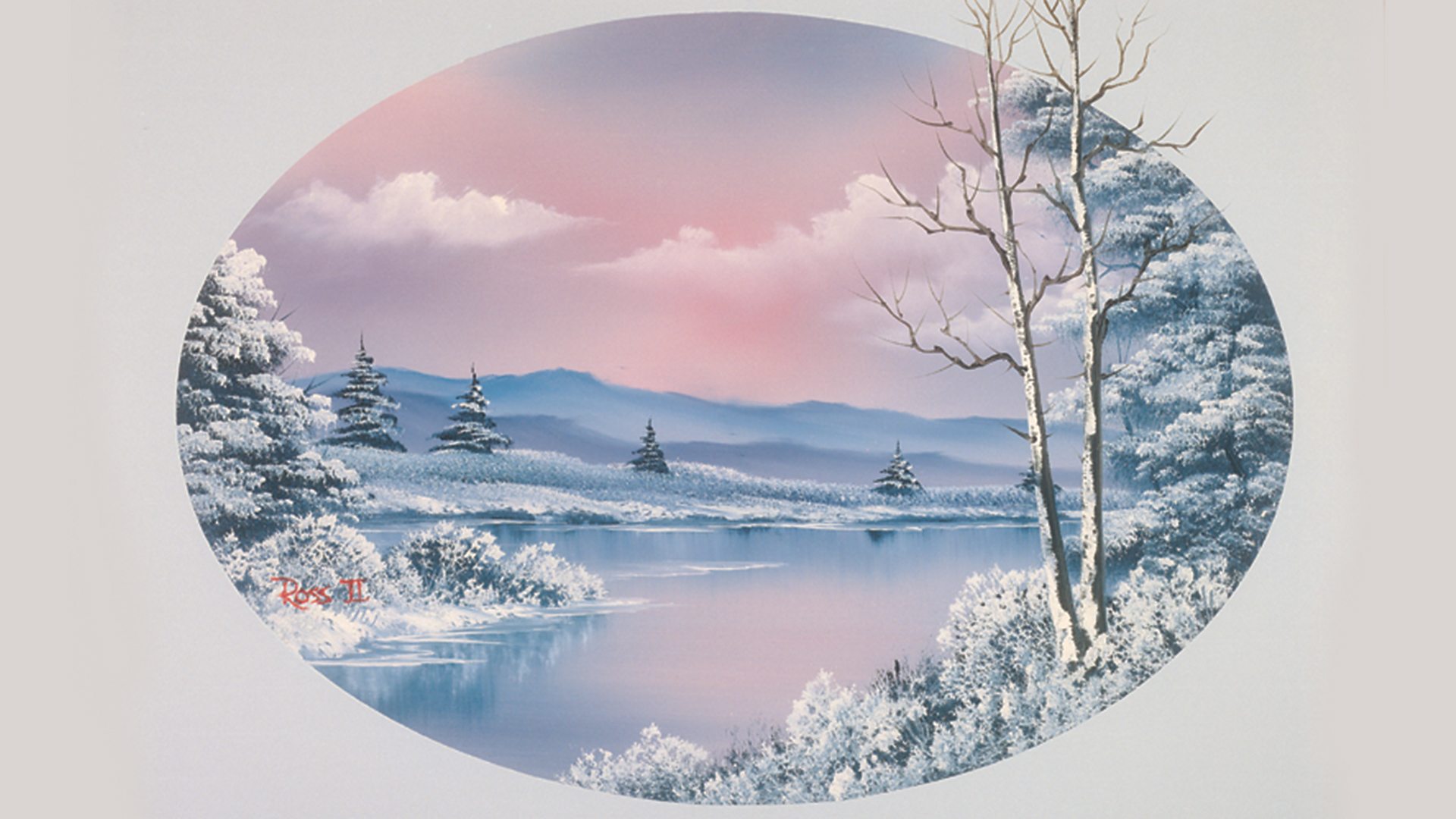 BBC iPlayer - The Joy of Painting - Winter Specials: 7. Winter Lace