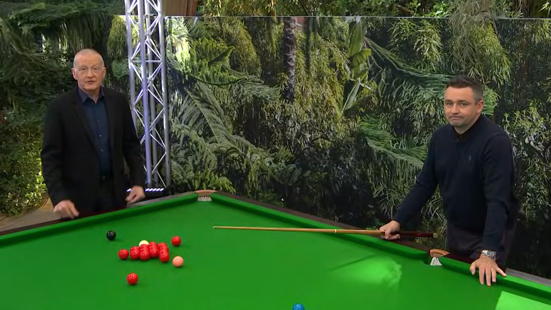World Snooker Championship 2021 Mark Williams controversial break-off shot 