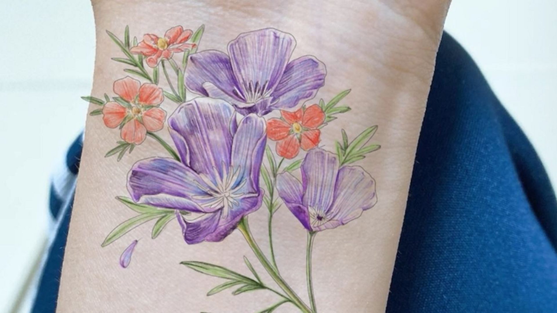 First tattoo Its a saffron flower  rKitchenConfidential