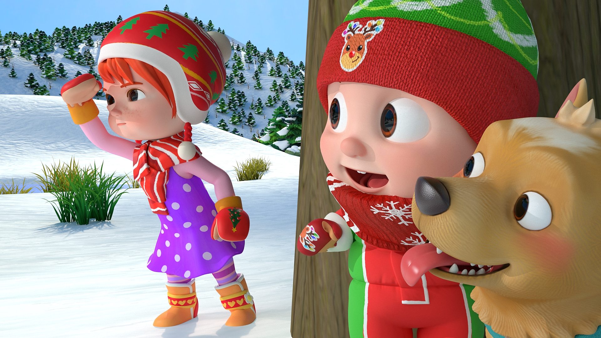 BBC iPlayer Stories 31. Hide and Go Seek in the Snow