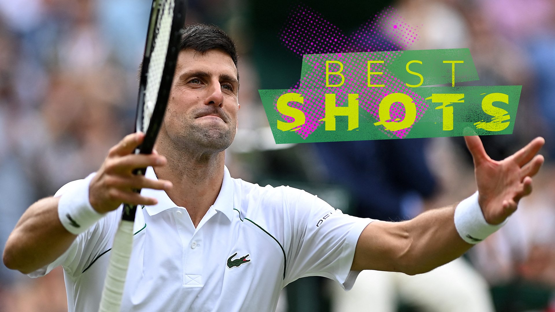Wimbledon 2021 Novak Djokovic dominates against Cristian Garin - best shots