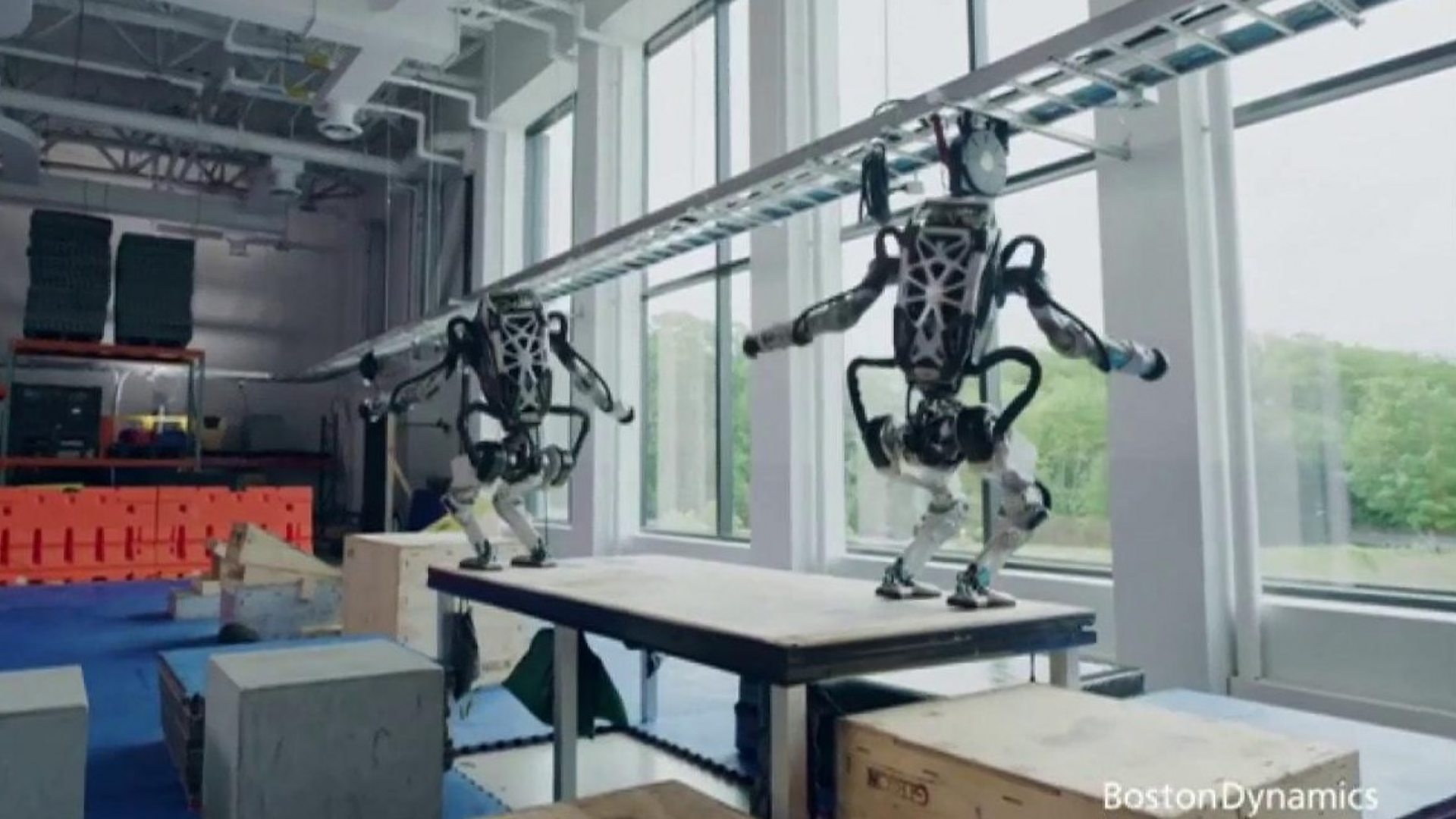 Atlas Humanoid Boston Dynamics Robot Parkour Parkour Robot Atlas