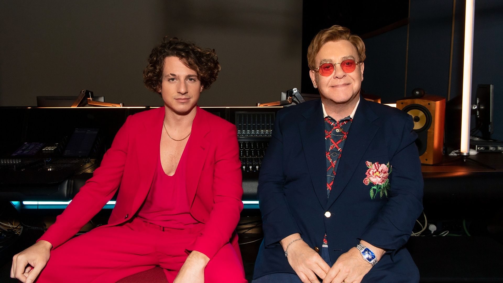 Lil Nas X and Elton John swap outfits, because of course