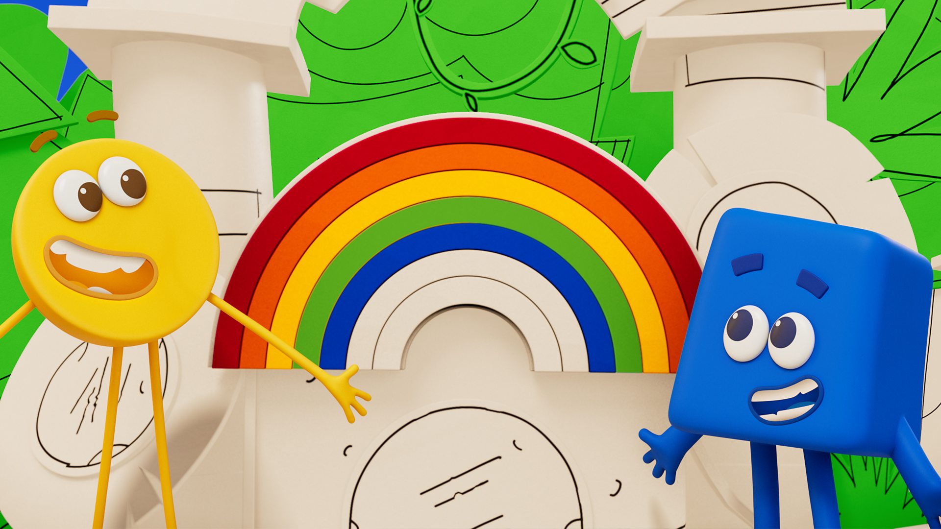 Colourblocks - Series 1: 15. Rainbow - Signed - BBC iPlayer