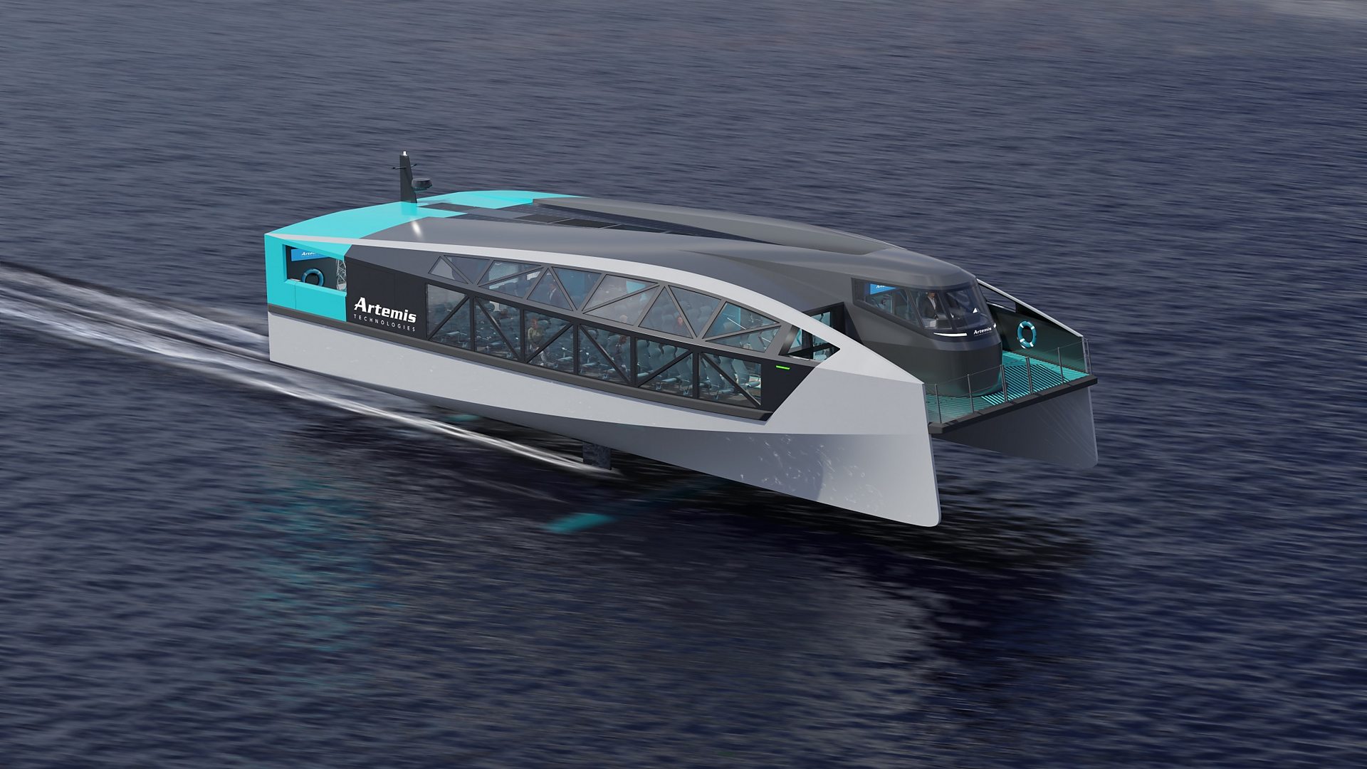 Design of Bangor-Belfast electric ferry by Artemis revealed - BBC News