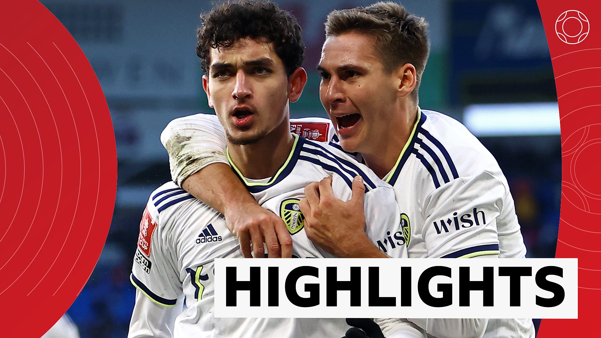 FA Highlights: Sonny Perkins rescues a replay for Leeds with late equaliser at Cardiff - BBC Sport
