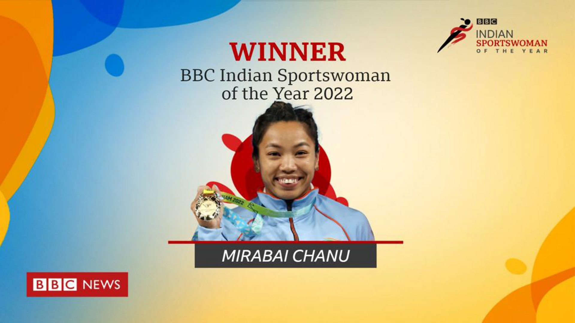 Mirabai Chanu wins BBC Indian Sportswoman Of The Year for second year running