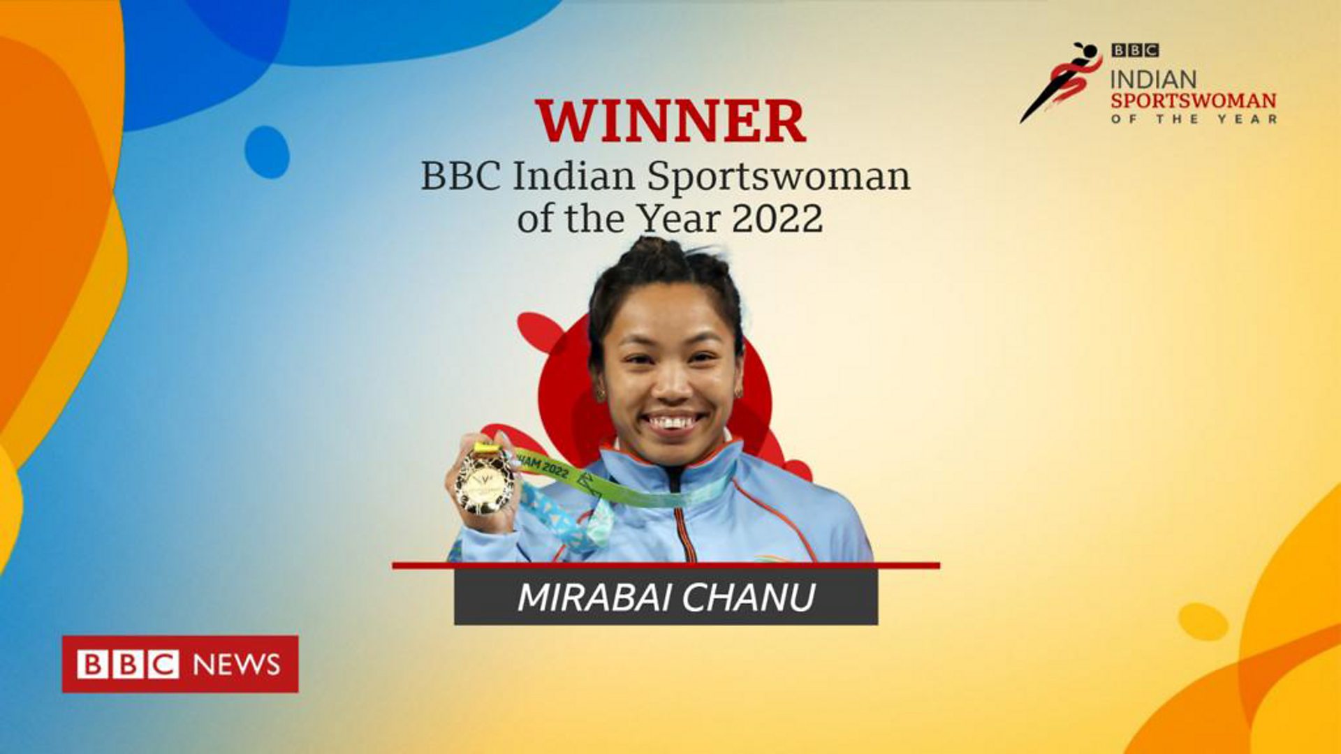 Mirabai Chanu wins BBC Indian Sportswoman Of The Year for second year