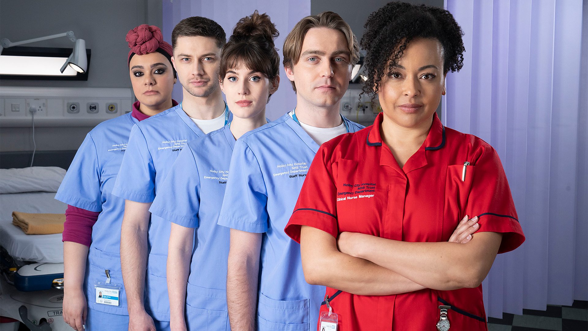 Casualty announces new cast members as Barney Walsh, Anna Chell, Sarah  Seggari and Eddie-Joe Robinson join as new nursing recruits - Media Centre