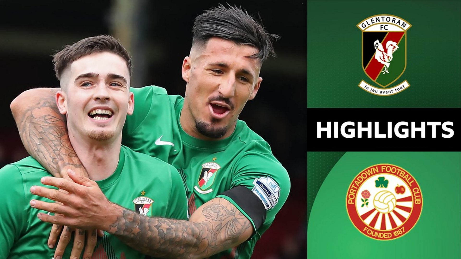 Watch: Glens hammer Ports to move up to fourth BBC Sport - Main Image