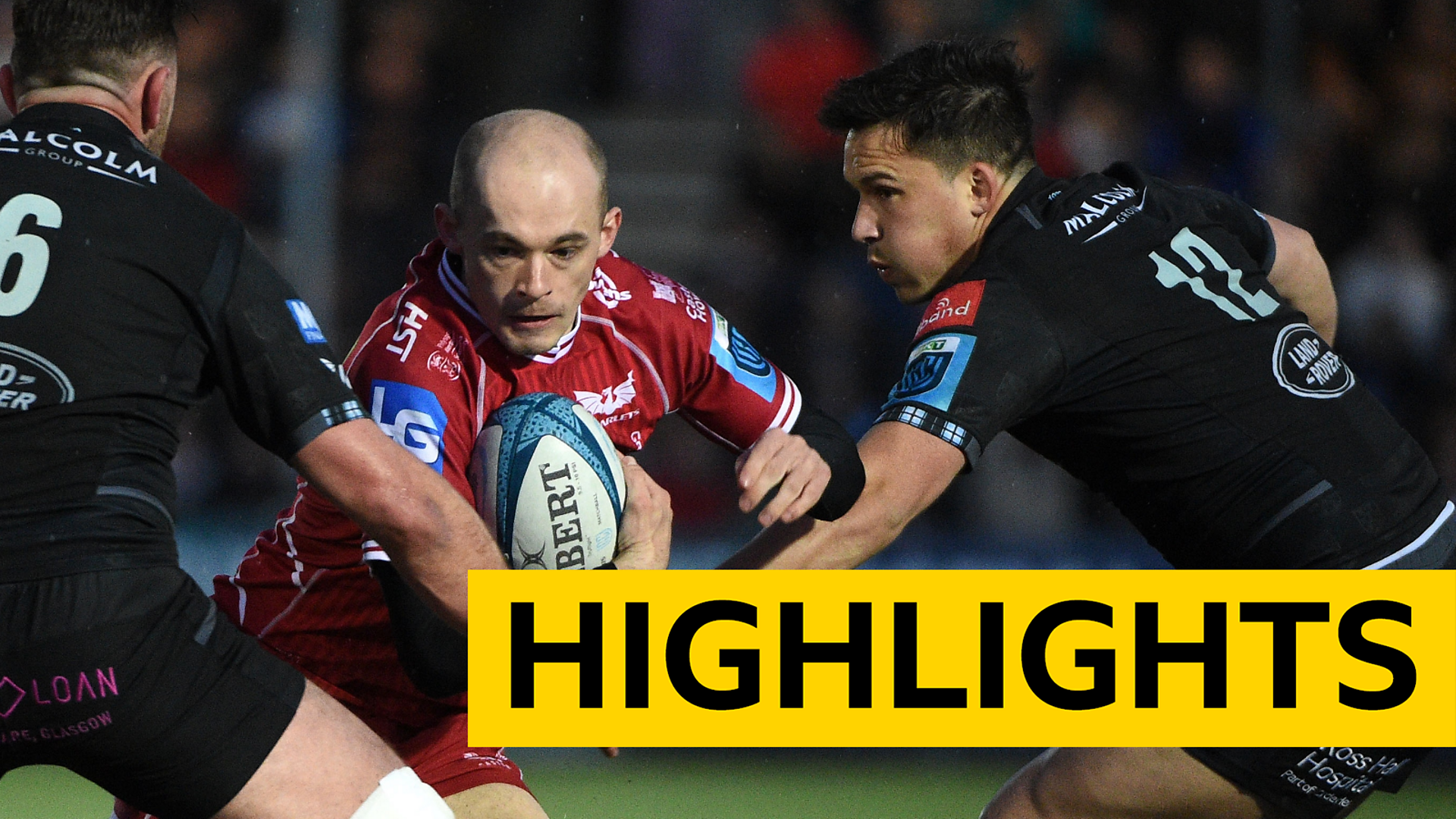 United Rugby Championship highlights Glasgow Warriors 12-9 Scarlets