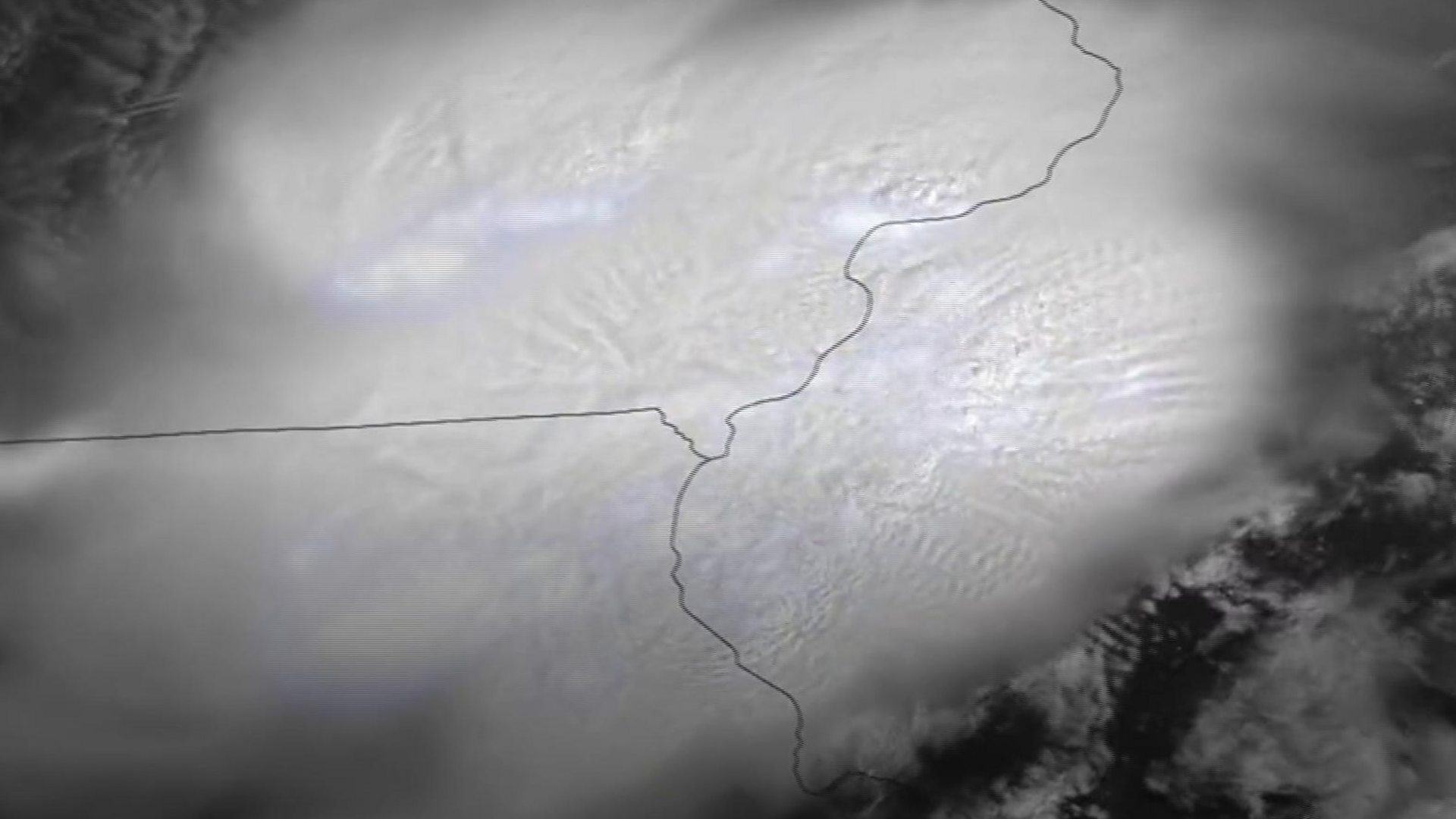 Supercell Thunderstorm From Space