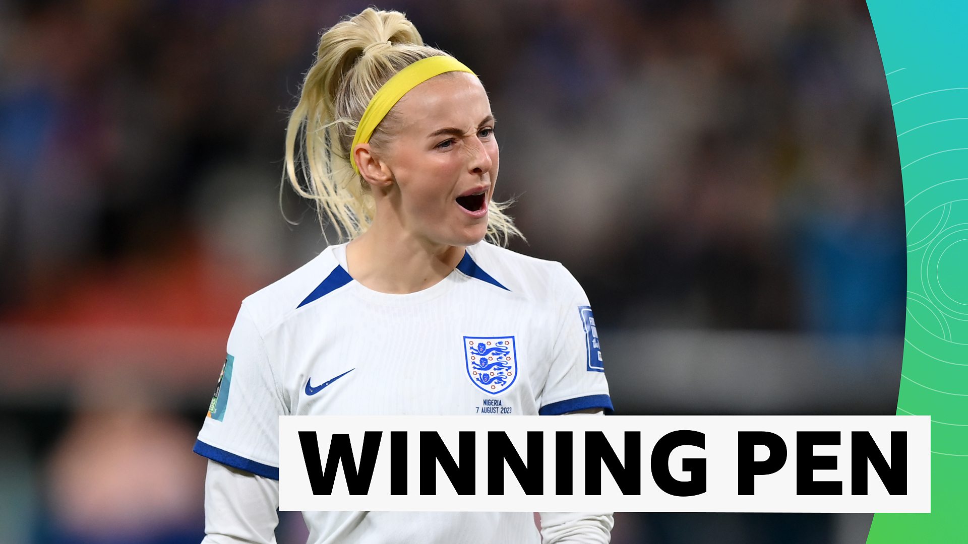 FIFA Women's World Cup: Chloe Kelly's 111kph match-winning penalty