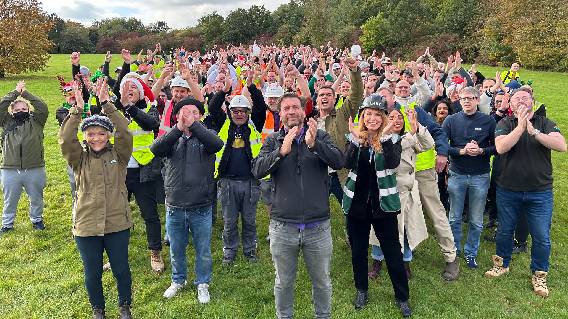 EastEnders stars and DIY SOS team up for a festive makeover of Essex