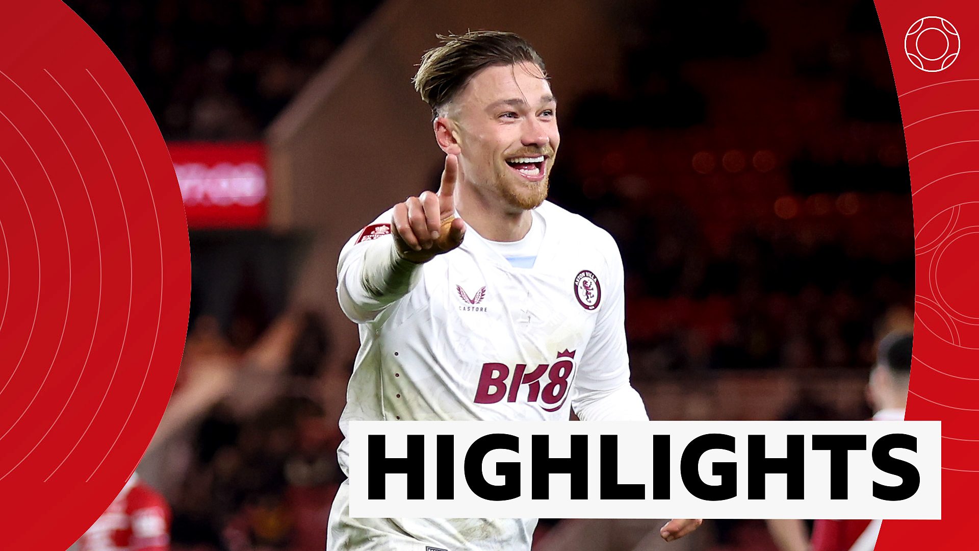 FA Cup: Aston Villa into fourth round thanks to late Matty Cash
