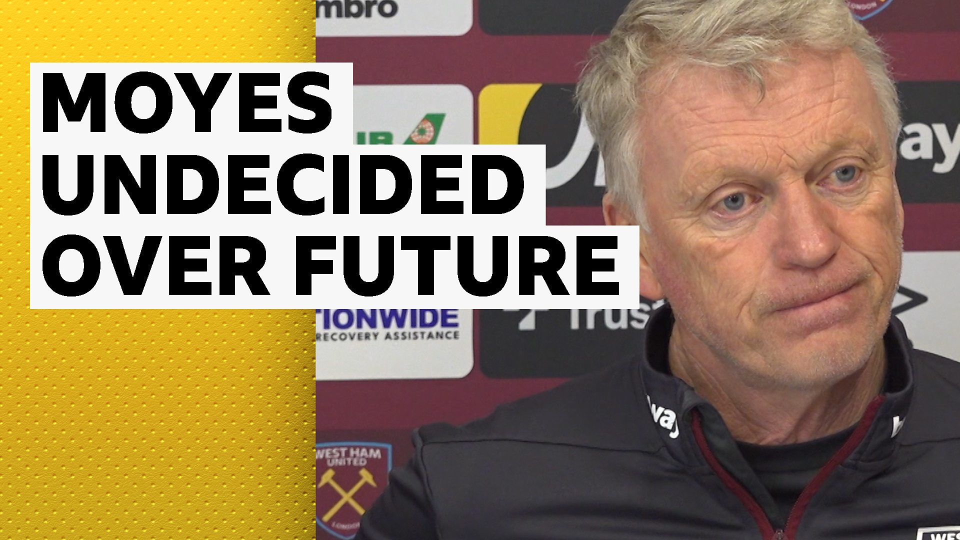 David Moyes offers Alphonse Areola update after early West Ham exit at  Manchester United - Yahoo Sport
