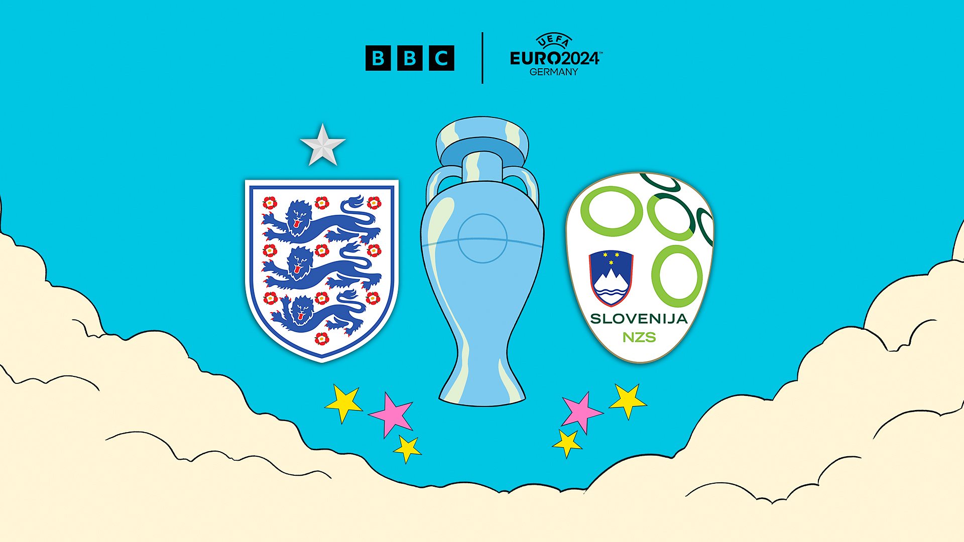 UEFA Euro 2024 England v Slovenia How to follow live across the BBC