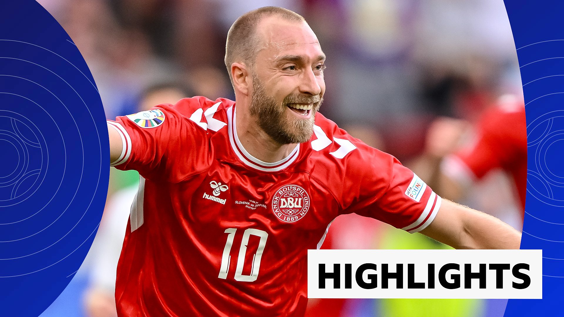 Euro 2024 video highlights: Christian Eriksen scores but Denmark