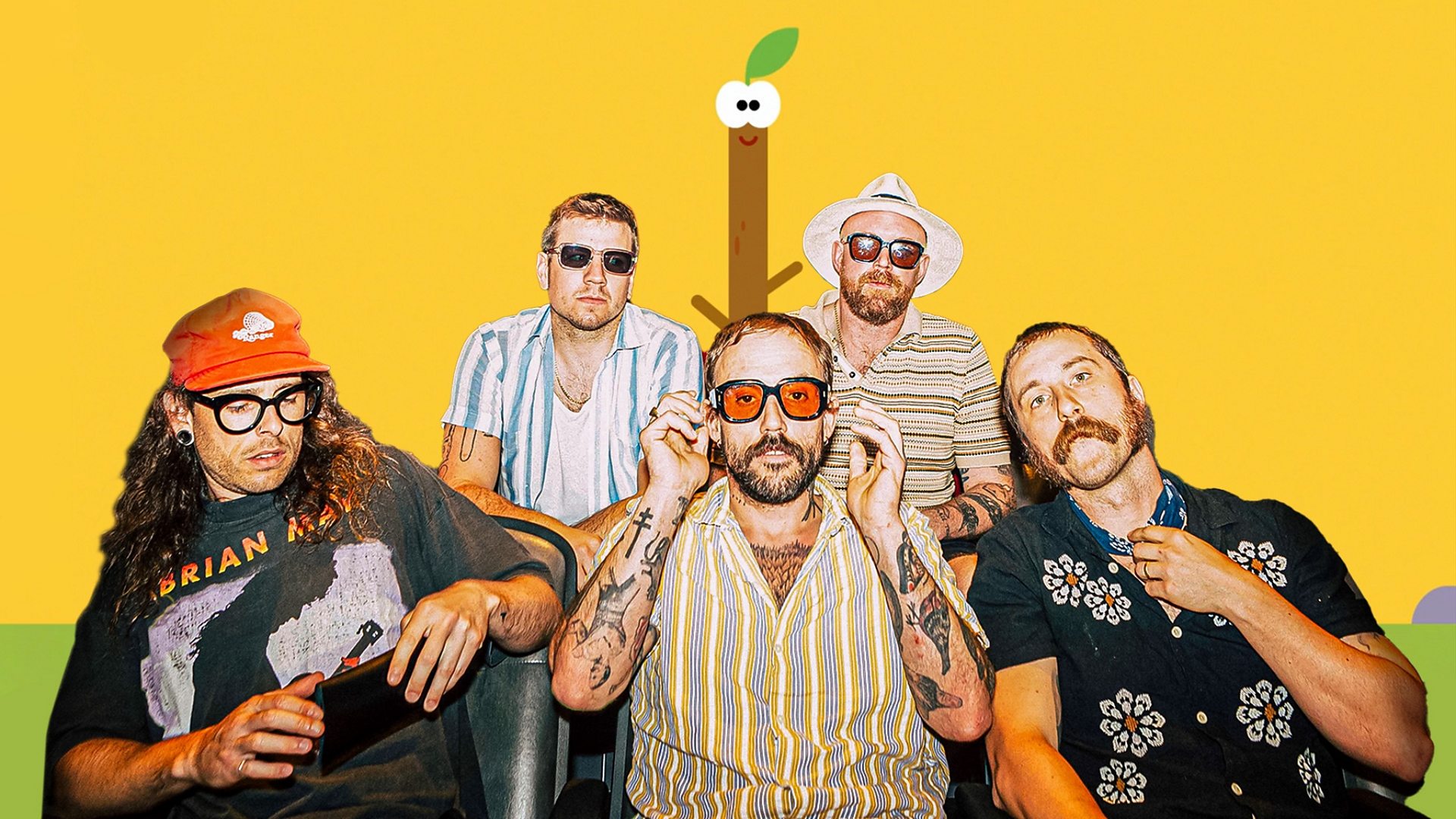 IDLES covers Hey Duggees The Stick Song!  in front of Glastonbury