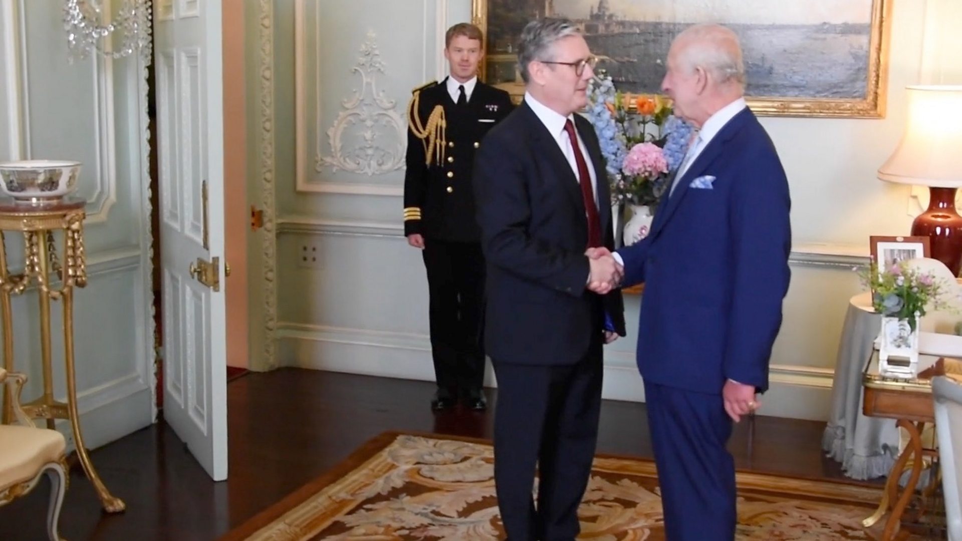 Keir Starmer's first meeting with King Charles after election