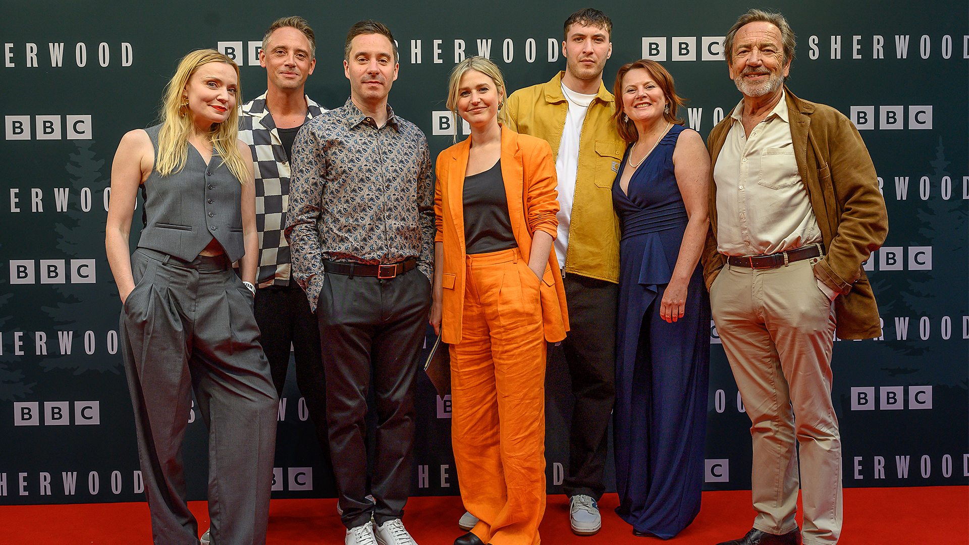 Red carpet premiere in Nottingham for series two of BBC drama Sherwood