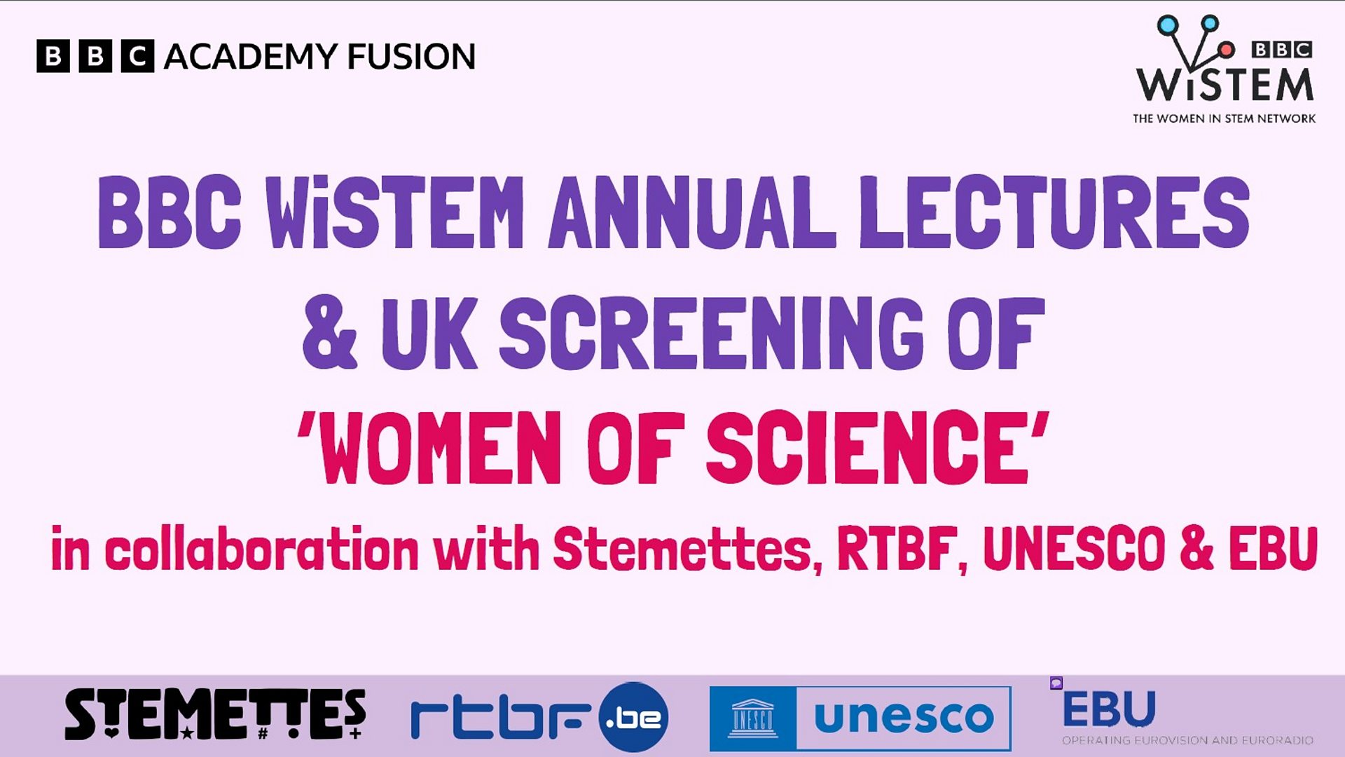 BBC - WiSTEM, WiSTEM Annual Lecture 2024, Philip Robinson