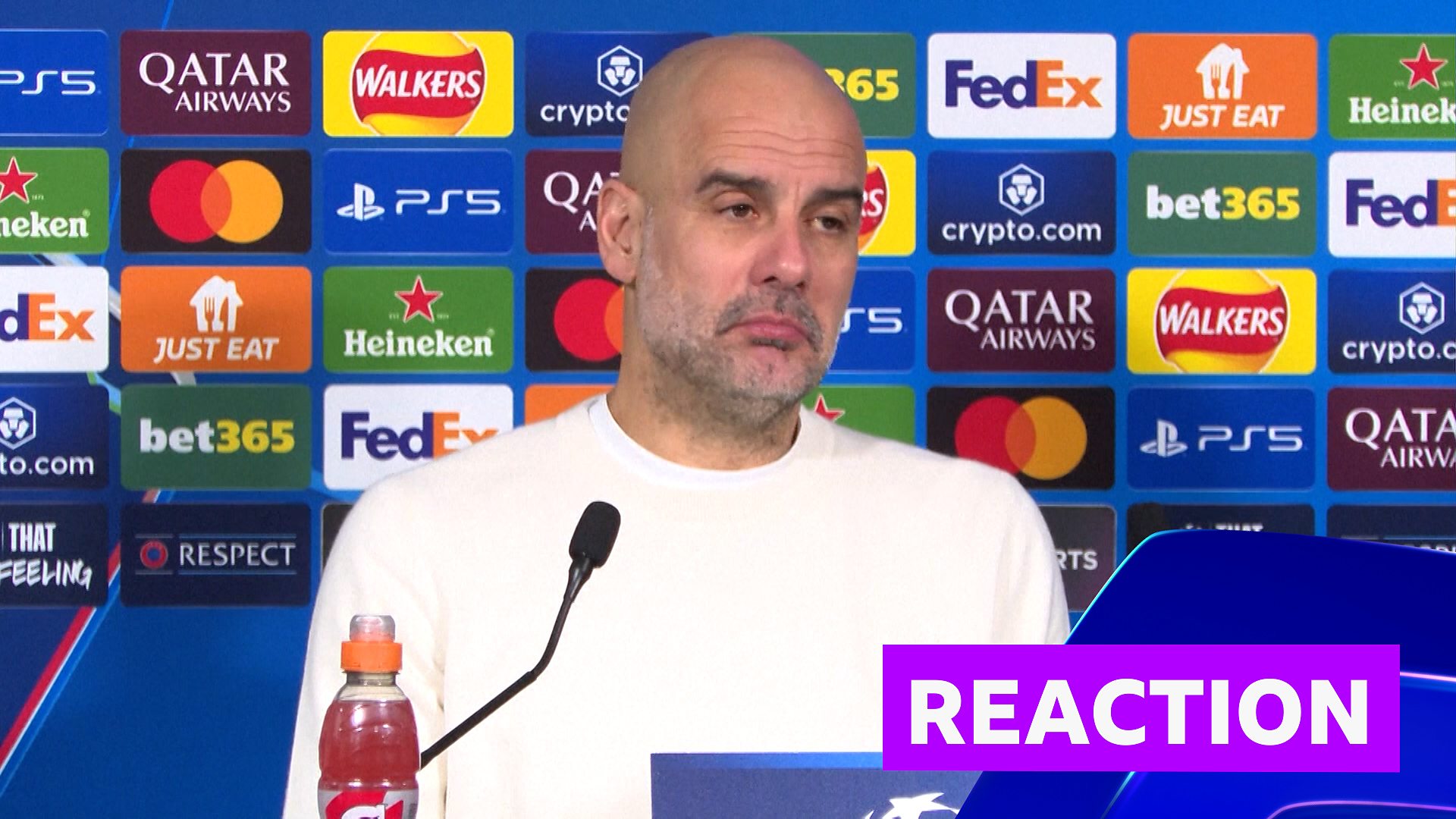 Real Madrid Vs Pep Guardiola Manchester City 1 Lyon 3 💙👋🏻 Pep Guardiola  Confirms