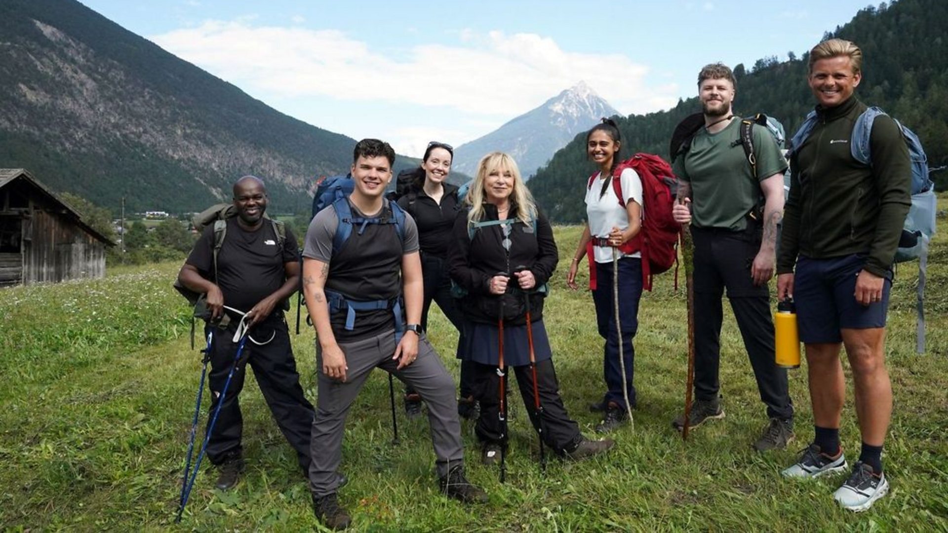 Seven celebrities take a pilgrimage through the Austrian and Swiss Alps for brand new BBC Two and iPlayer series