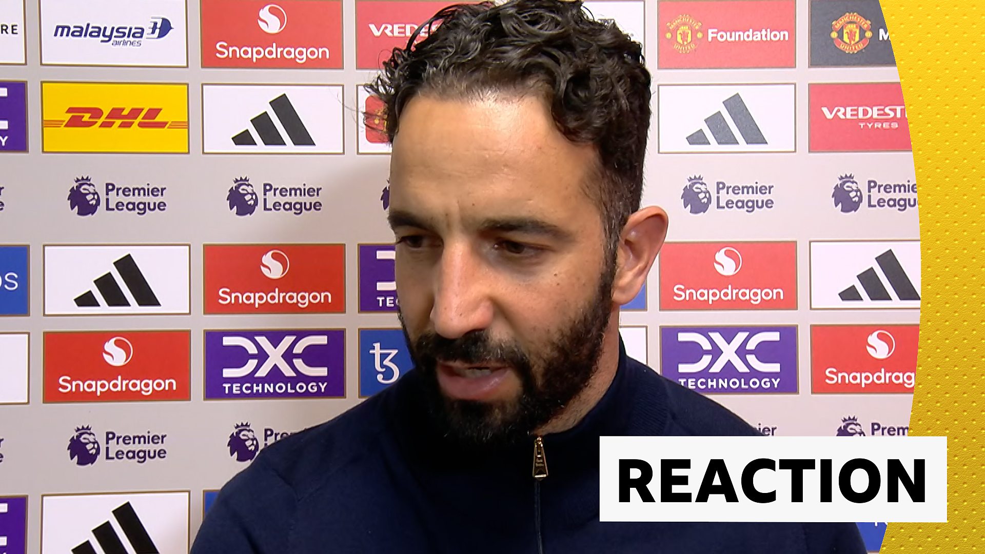 Premier League: Man Utd 0-2 West Ham - Man Utd are 'not scared of losing' - Ruben Amorim