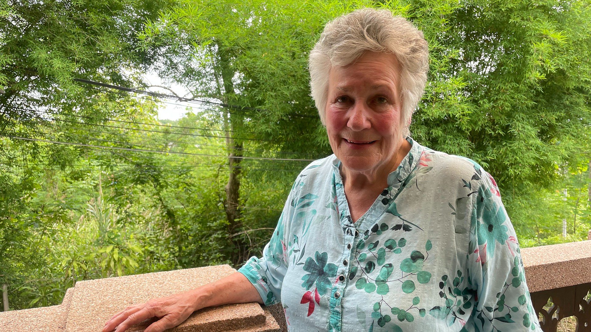 British retiree Liz Jackson, now living in Chiang Mai (Credit: BBC)