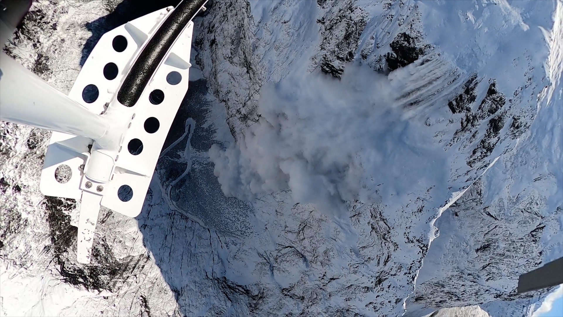 Watch: Moment avalanche is triggered by explosives in New Zealand