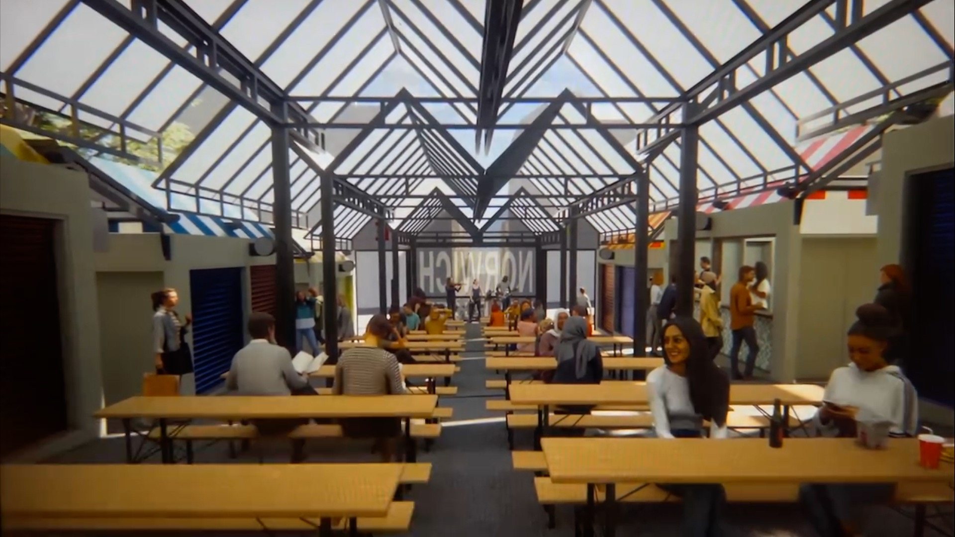 bbc.co.uk - Watch: Fly-through plans show new-look city market