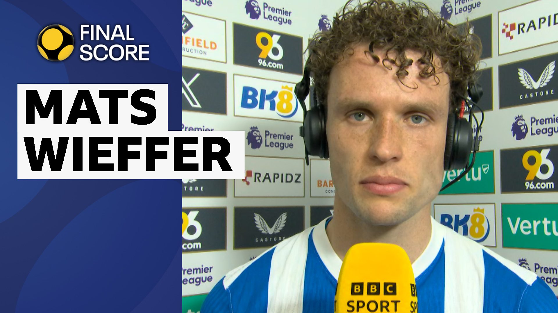 Burnley 0-2 Brighton: Mats Wieffer says Seagulls 'will keep