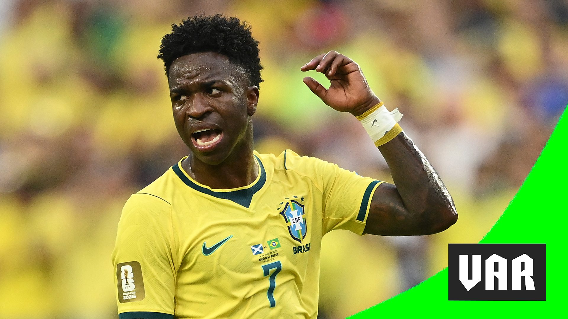 Referee Disallows Brazil Goal After Reviewing Vinicius Junior Foul