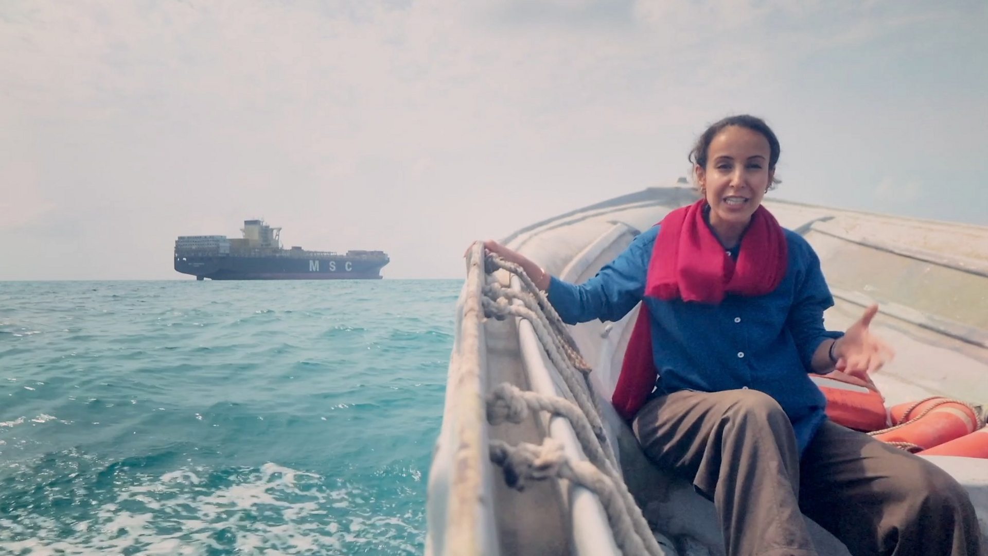 BBC reports from the Strait of Hormuz during fragile ceasefire