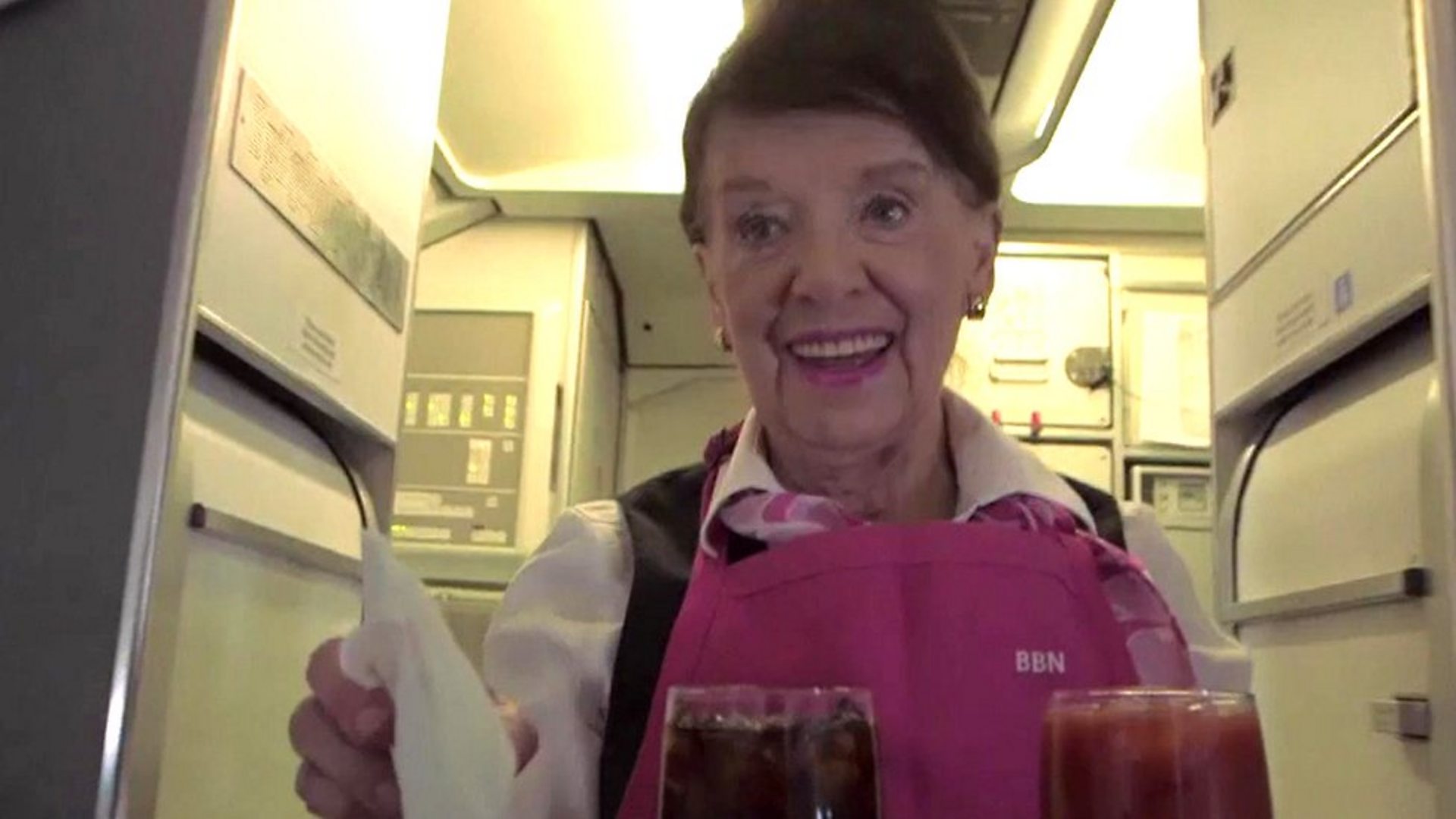 Flight attendant still working at 81