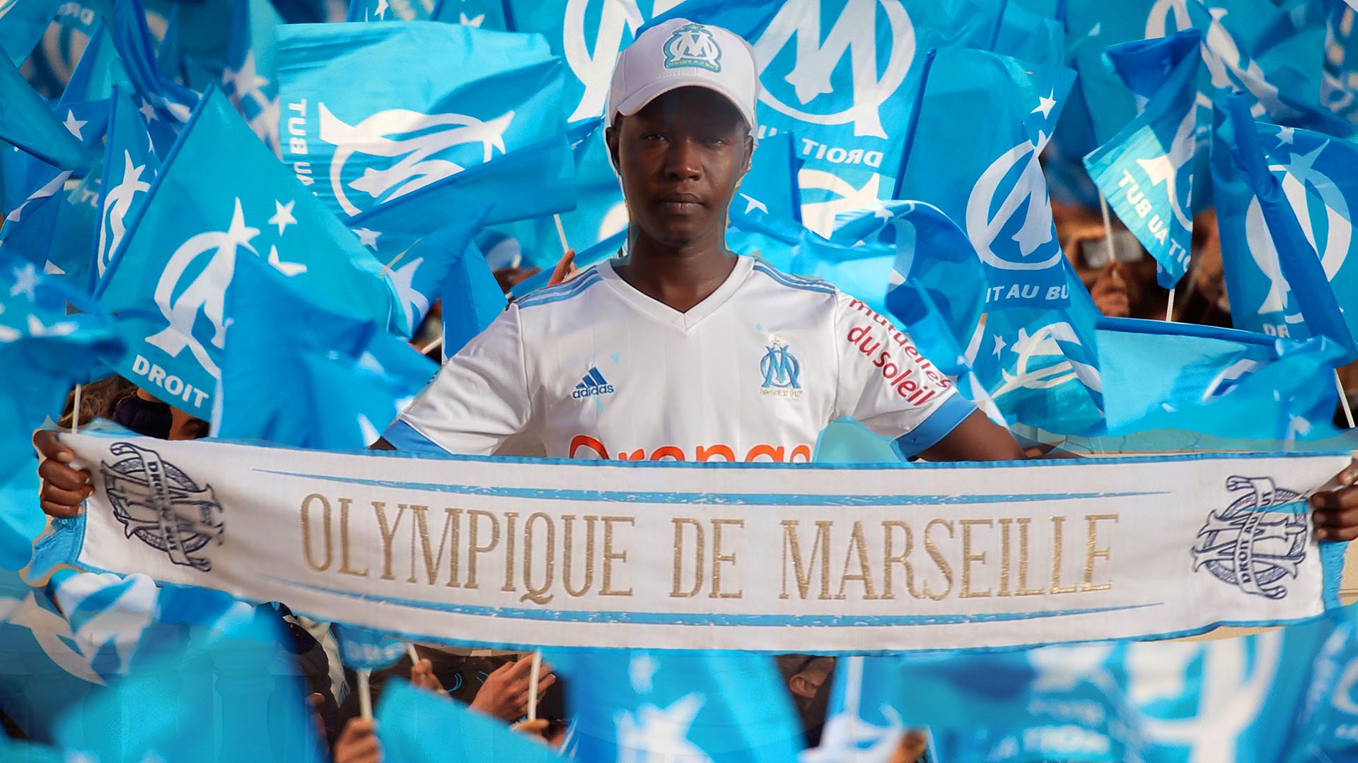 Fanion OM Olympique De Marseille - Rare, Coupe De France 1969, Par JL Hodoul
