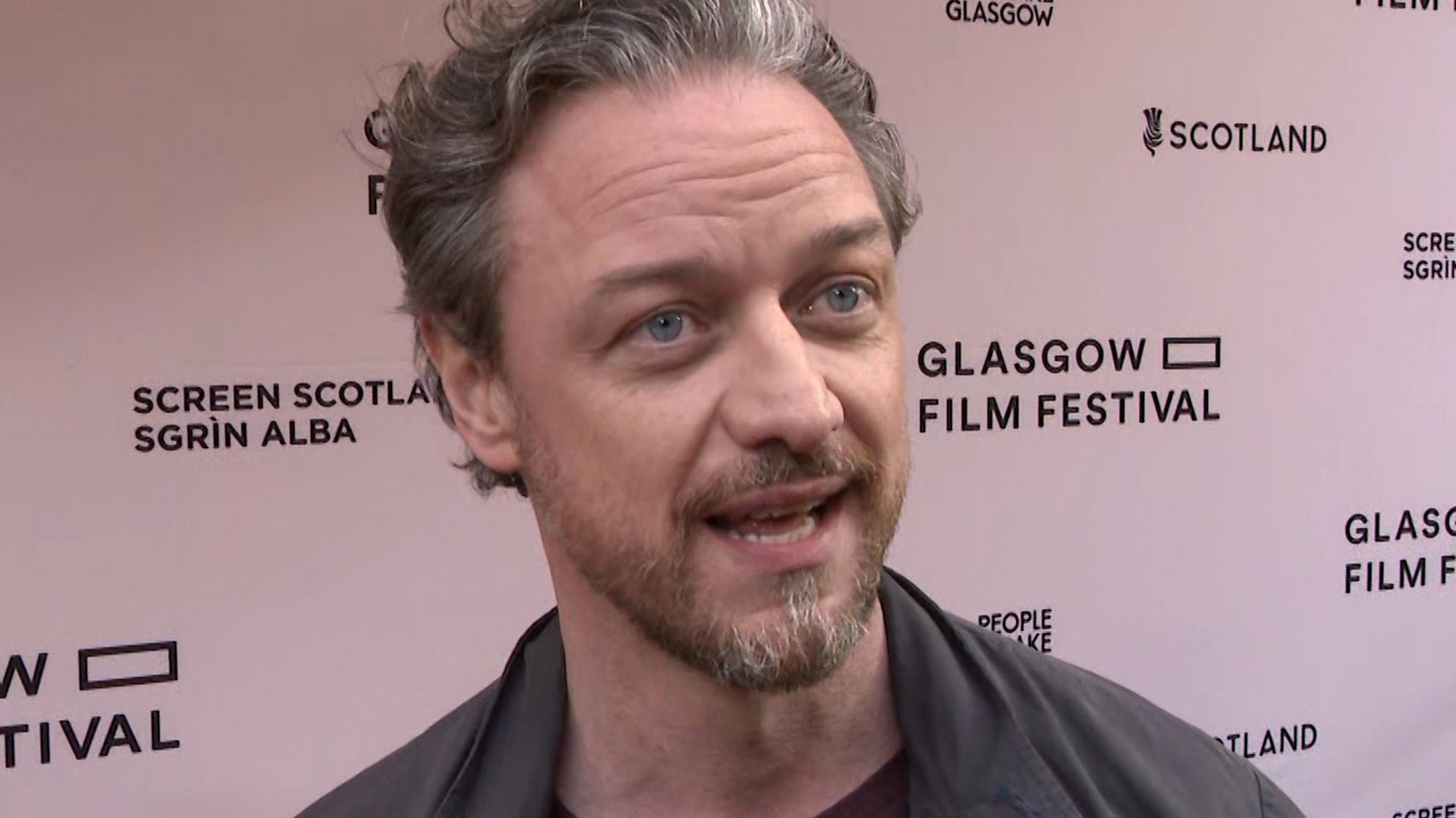 James McAvoy praises Glasgow crowds as he picks up film award