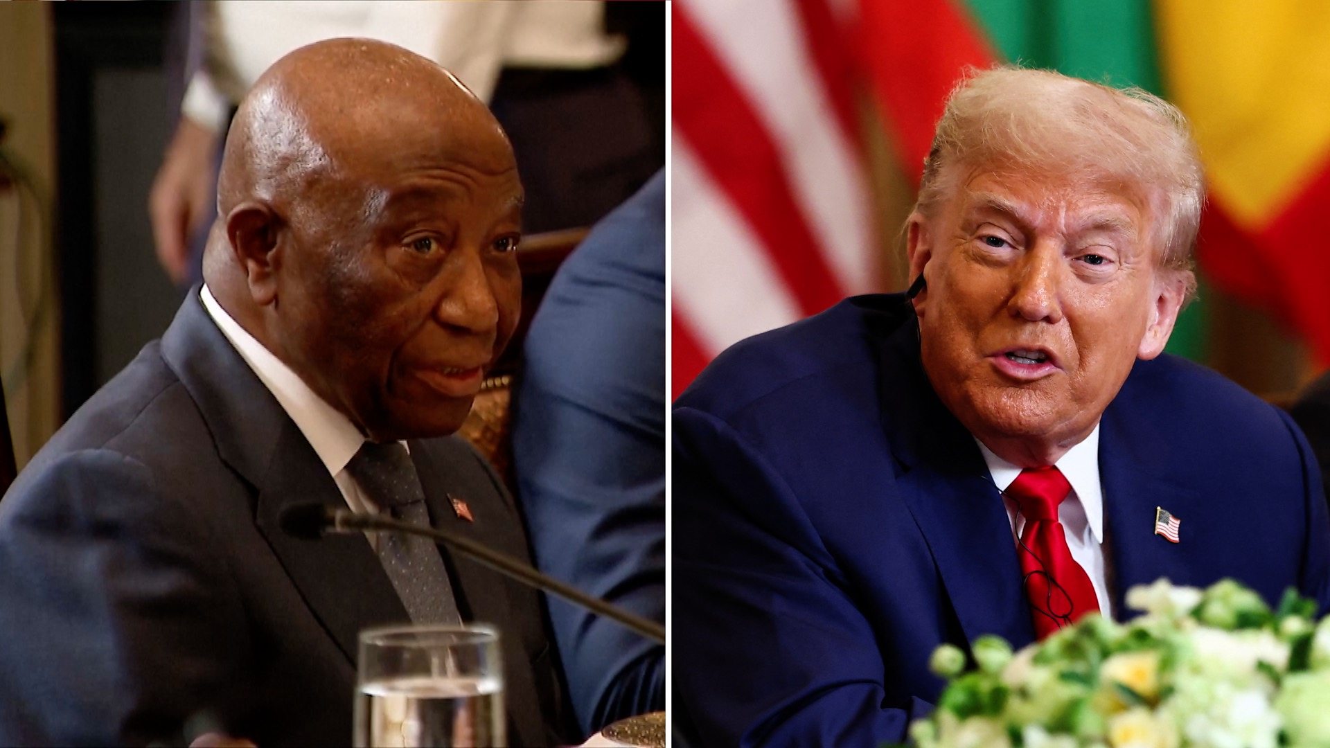 Watch: Trump praises Liberian president's English, the country's official language