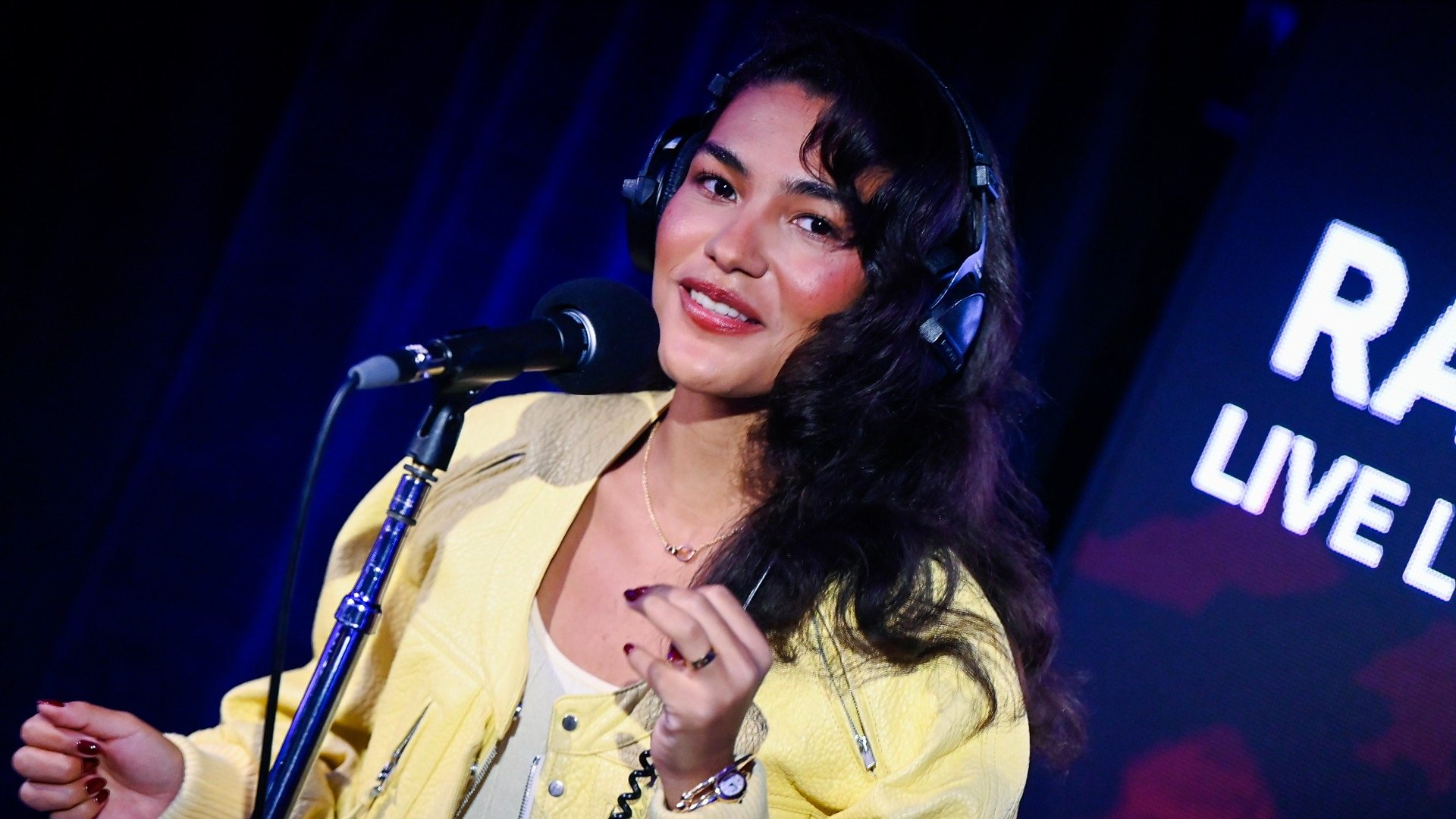 Olivia Dean sings So Easy (To Fall in Love) in the Live Lounge