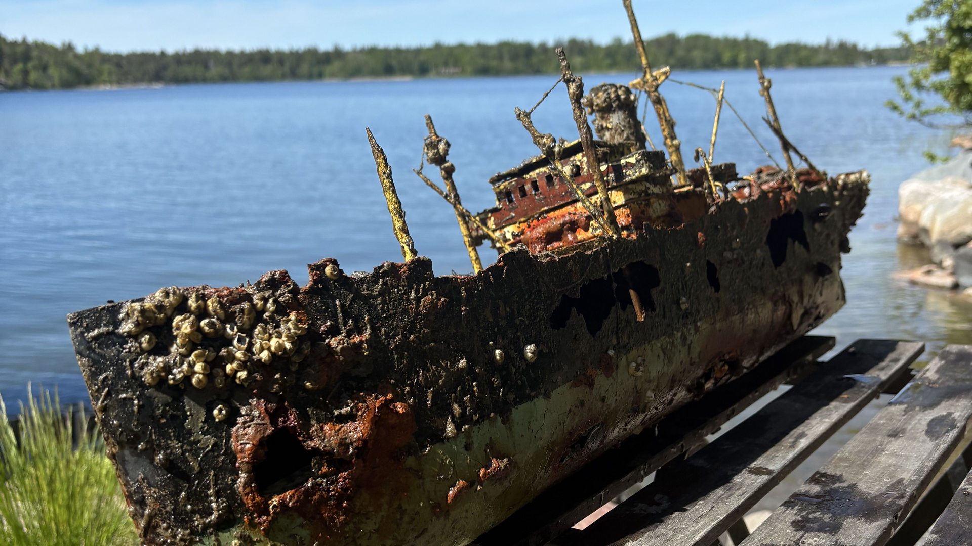 Watch: Ghost fleet of sunken model ships on show in Aldeburgh