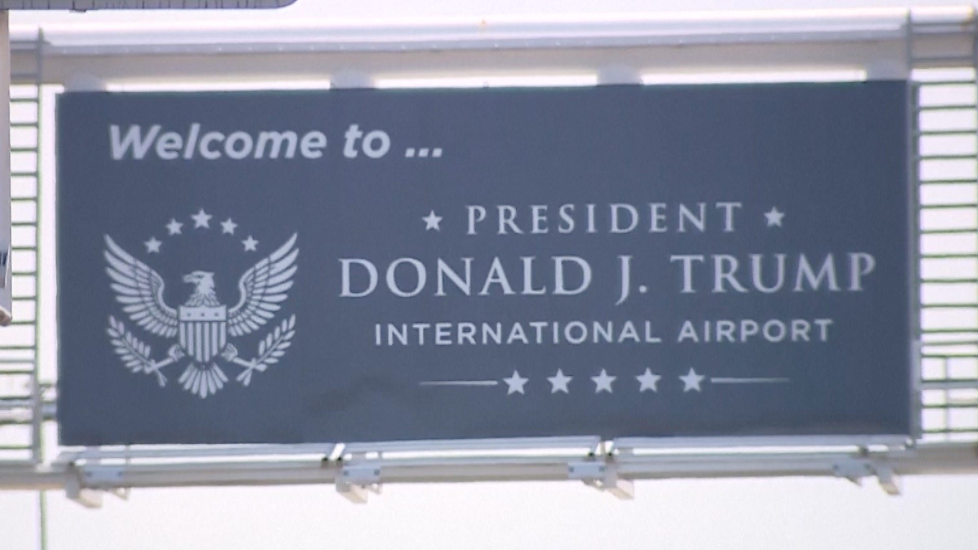 Florida airport renamed to President Donald J. Trump International Airport; Eric Trump says, "I don't think there's anybody more synonymous with Palm Beach than Donald Trump."