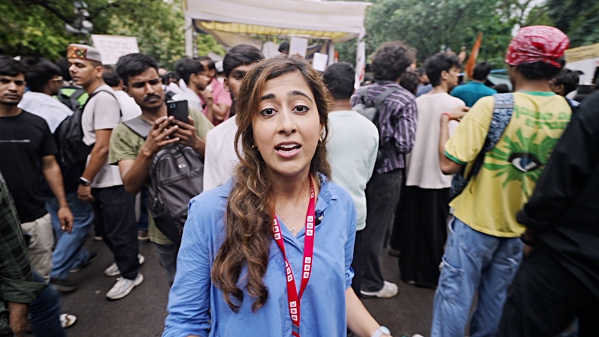 Cockroach Janta Party refuses to march on parliament again, fearing police will 'hurt youth'; thousands gather at protest site day after crackdown
